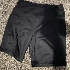 Black bike shorts